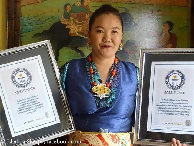 Most ascents of Mt. Everest (female)