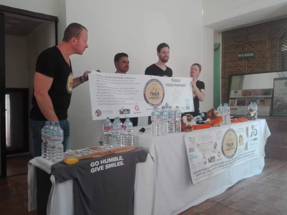 Press Meet program of "Trek for Big Cat" campaign