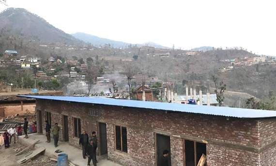 Seventh School Infrastructure has handovered in Dancing, Nuwakot