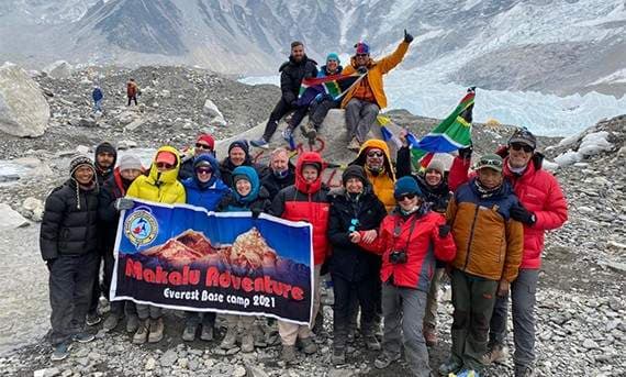 South African Group makes successful Everest Base Camp Trek after COVID 19